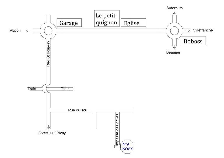 plan d'accès au salon 