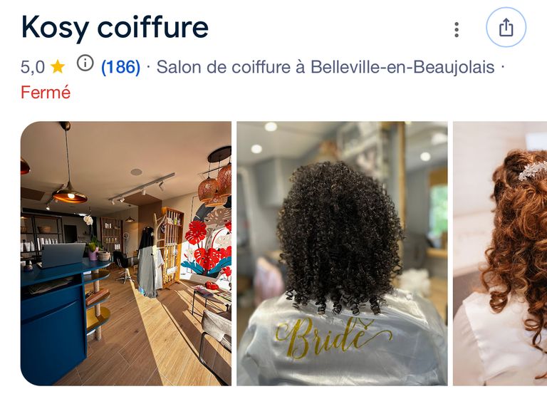 Kosy Coiffure Google